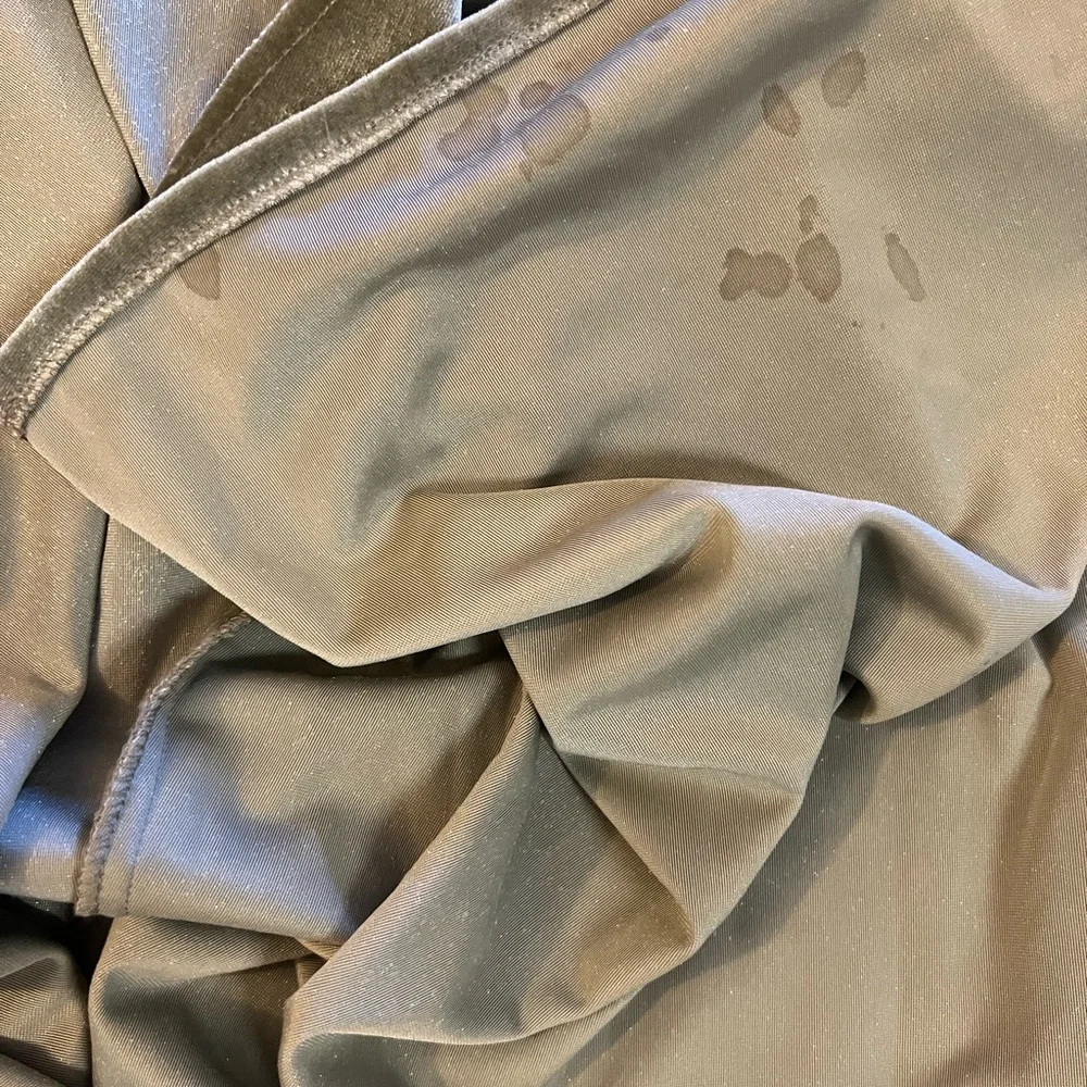 Jenny Yoo Saba Velvet Cowl Neck Slip Gown. Sage Green. Maxi Length. Size 2 - Picture 15 of 16